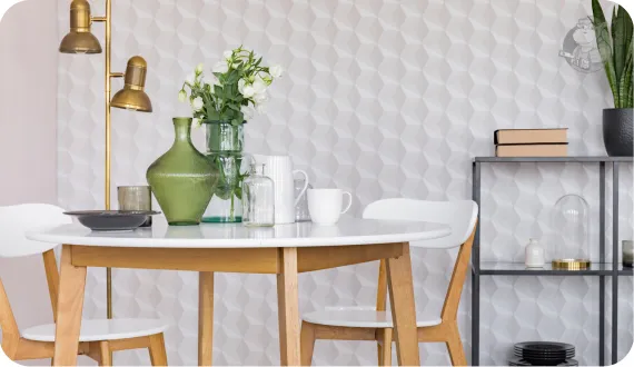 krzesła w stylu vintage z zaokrąglonymi oparciami